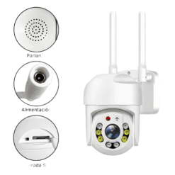 CÁMARA DE SEGURIDAD WIFI EXTERIOR/INTERIOR OM-505
