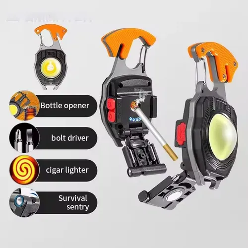 LINTERNA LED MINI RECARGABLE LLAVERO MULTIUSO - Imagen 2