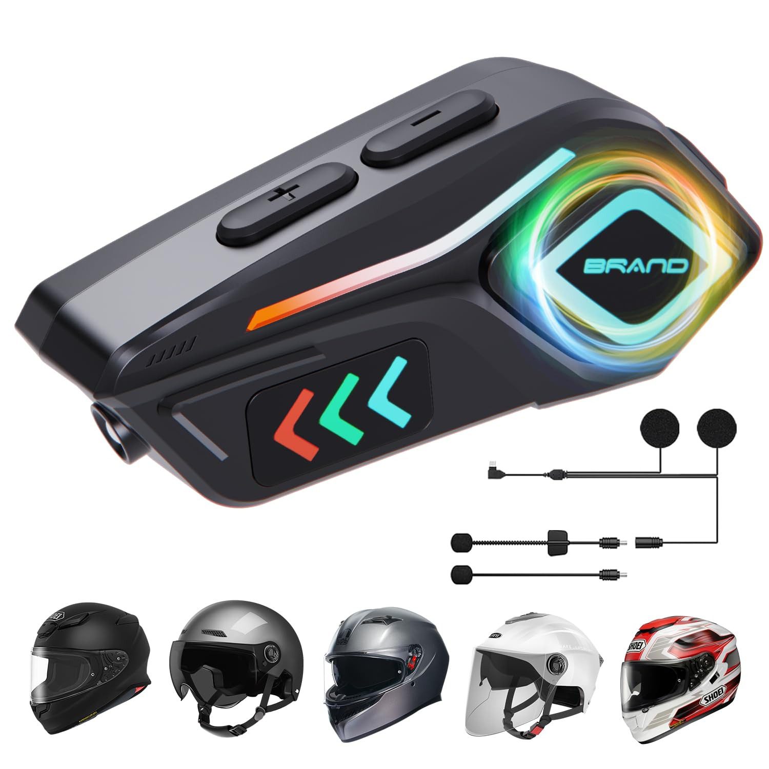 MICROFONO AURICULAR PARA CASCO K08 - Imagen 2