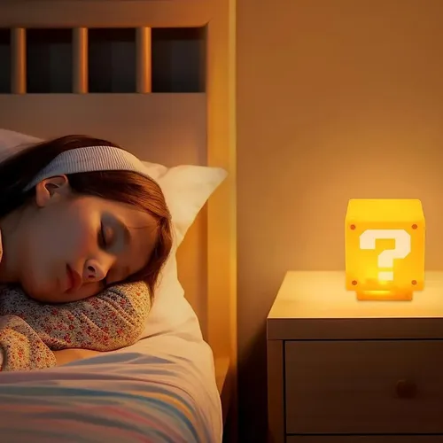 LAMPARA LUZ LED CUBO COIN SOUND - Imagen 2