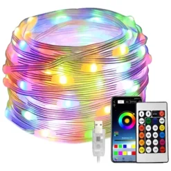 TIRA LED RGB CON USB Y BLUETOOTH RLS10M (10 mts)