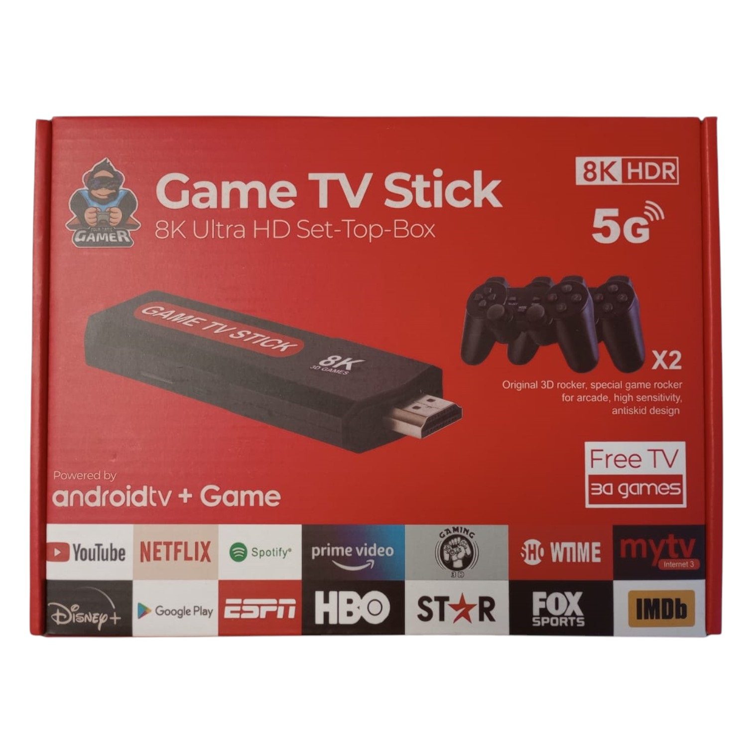 CONSOLA GAME TV STICK 8K ANDROIDTV+GAME - Imagen 2