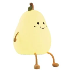 LÁMPARA VELADOR SILICONA RGB PERA QY-004