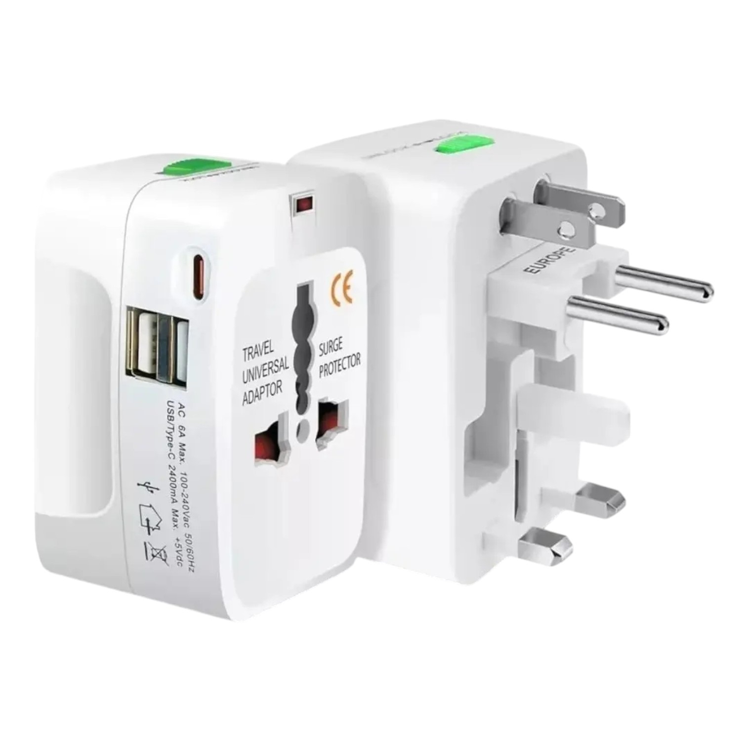 ADAPTADOR INTERNACIONAL COMPLETO USB / TIPO C