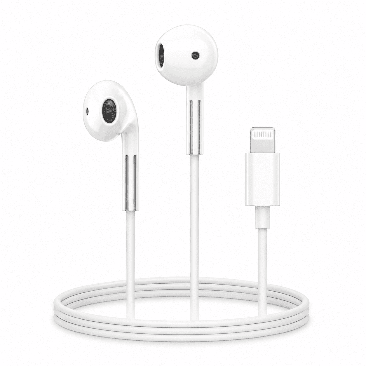 AURICULARES EAR BUDS MARS LIGHTNING 1M BLANCO KARSEN - Imagen 2