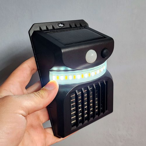 LAMPARA LED SOLAR PARA PARED MATAMOSQUITO W792 - Imagen 2