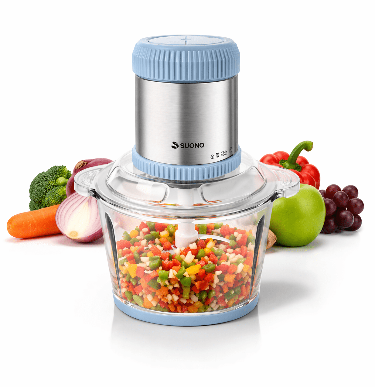PICADORA DE ALIMENTOS 500W 2L 0247
