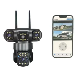 CÁMARA DE SEGURIDAD WIFI EXTERIOR 3 PANTALLAS AYV0434