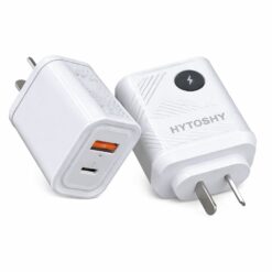 ADAPTADOR HYTOSHY PATAS OBLICUAS USB/TIPO C 20W