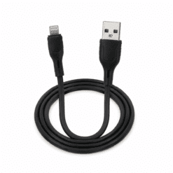 Alternative view of CABLE IPHONE LIGHTNING 6A 1M SILICONA NEGRO ADC-025