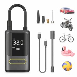 COMPRESOR DE AIRE DIGITAL RECARGABLE ATJ-8466 ACC0280