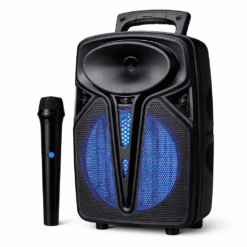 PARLANTE 8 PULGADAS C/ MICROFONO Y CONTROL JUNGLE SP2386-6A