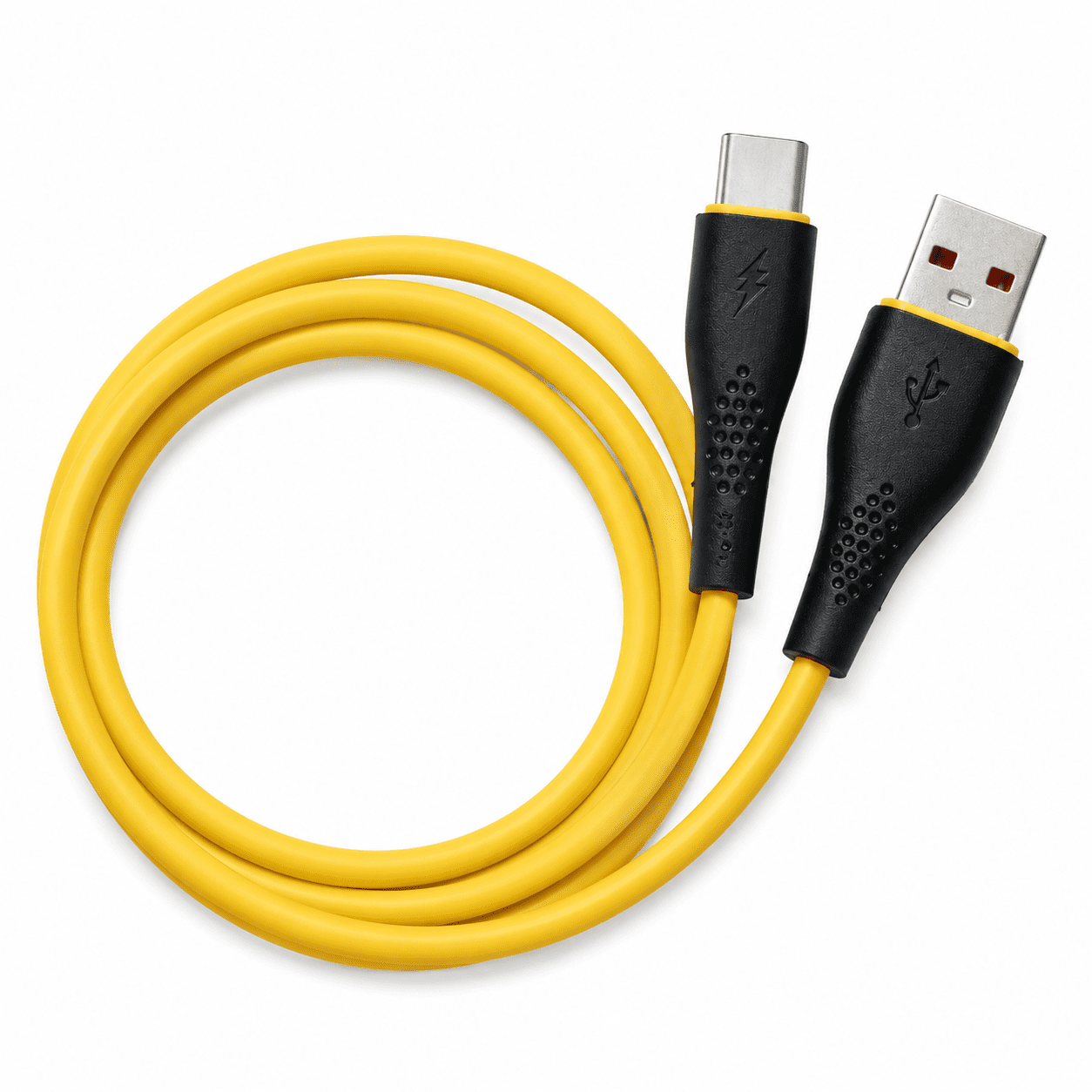 CABLE USB A TIPO C 6A 1M AMARILLO ADC-030 - Imagen 2