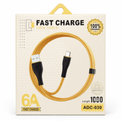 CABLE USB A TIPO C 6A 1M AMARILLO ADC-030