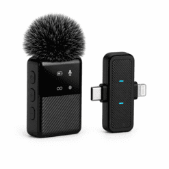 MICRÓFONO CORBATERO INALAMBRICO MS12 TIPOC/IPHONE PELUCHE