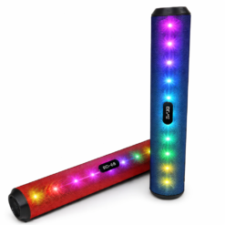 PARLANTE BLUETOOTH CON LUCES RGB BD-68