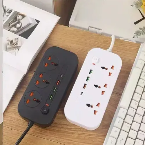 ZAPATILLA T-19 / 3 ENTRADAS + 3 USB + 1 TC 4.2A 2200W - Imagen 2