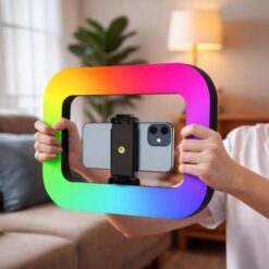 Alternative view of ARO FLASH LED SELFIE RECTANGULAR 28X22 SIN TRIPODE RGB YM300/0151