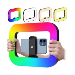 ARO FLASH LED SELFIE RECTANGULAR 28X22 SIN TRIPODE RGB YM300/0151