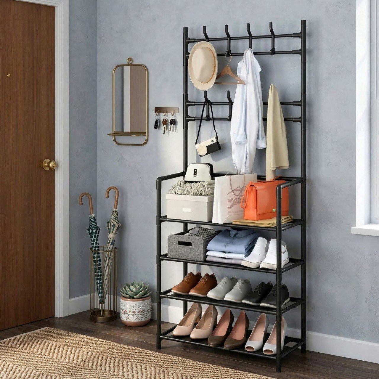 PERCHERO ORGANIZADOR DE PLASTICO TM4-60/0281 - Imagen 2