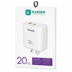 CARGADOR ADAPTADOR USB A/C 20W CAR-2002/1674