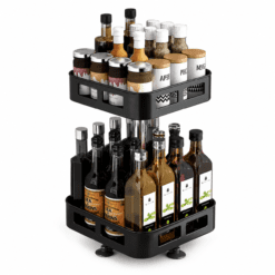 ESPECIERO GIRATORIO 360° DE 2 NIVELES PARA COCINA 0648