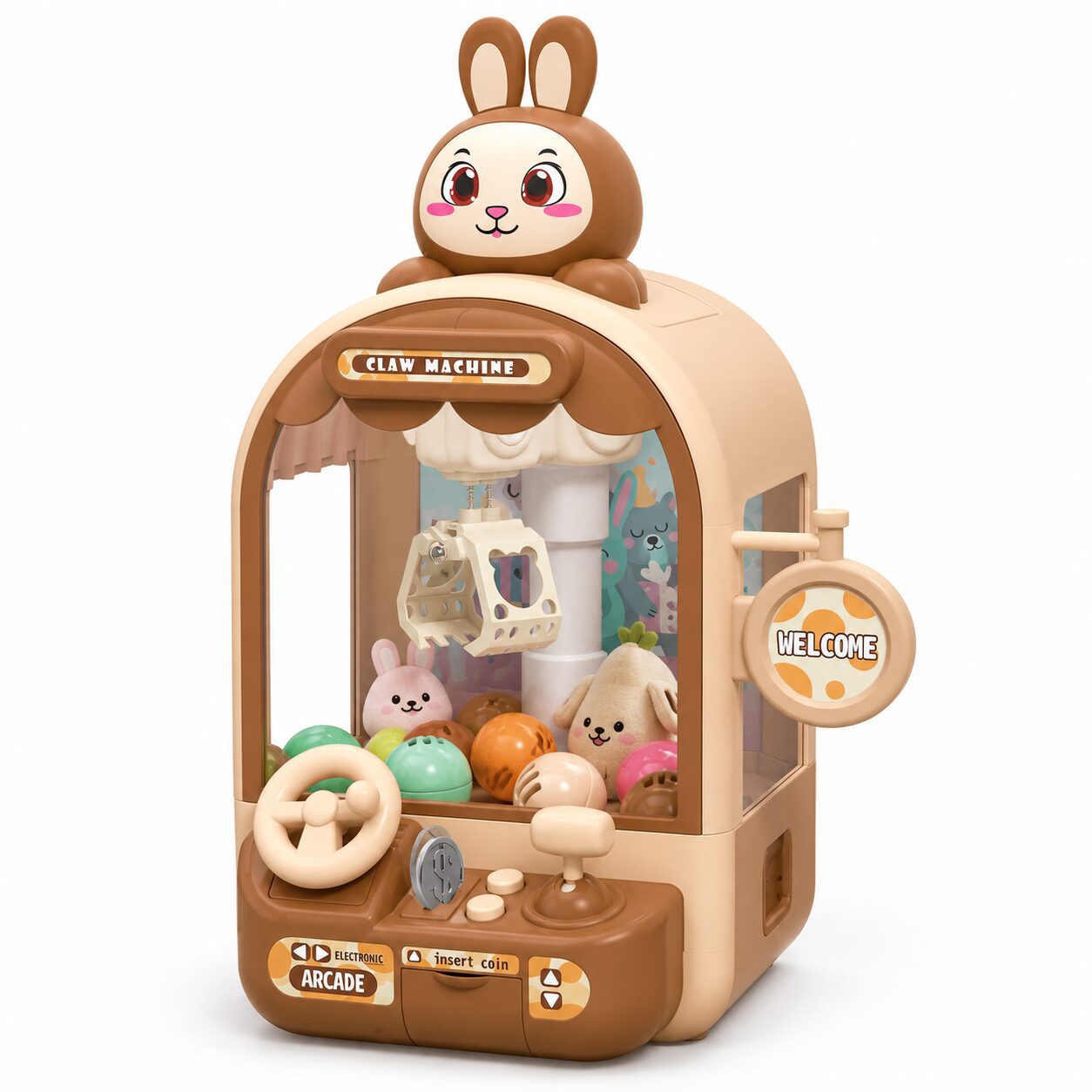 MAQUINA DE PELUCHES C/LUZ Y MUSICA YM1930E/2024-5A - Imagen 2