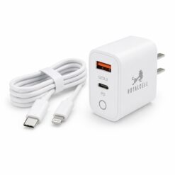 Alternative view of CARGADOR USB A/C Y CABLE TIPO C A IPHONE 55W DESARMADO RC9006000A