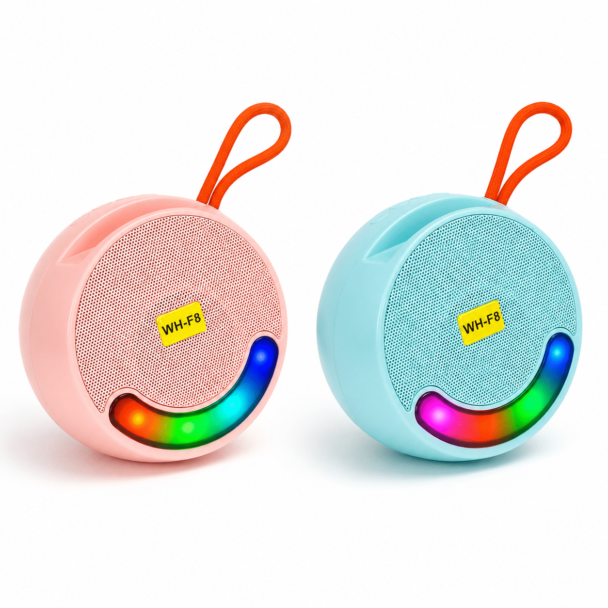 PARLANTE BLUETOOTH RGB C/PORTA CELULAR WH-F8 - Imagen 2