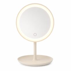 ESPEJO LED REDONDO CON BASE ORGANIZADORA 0028