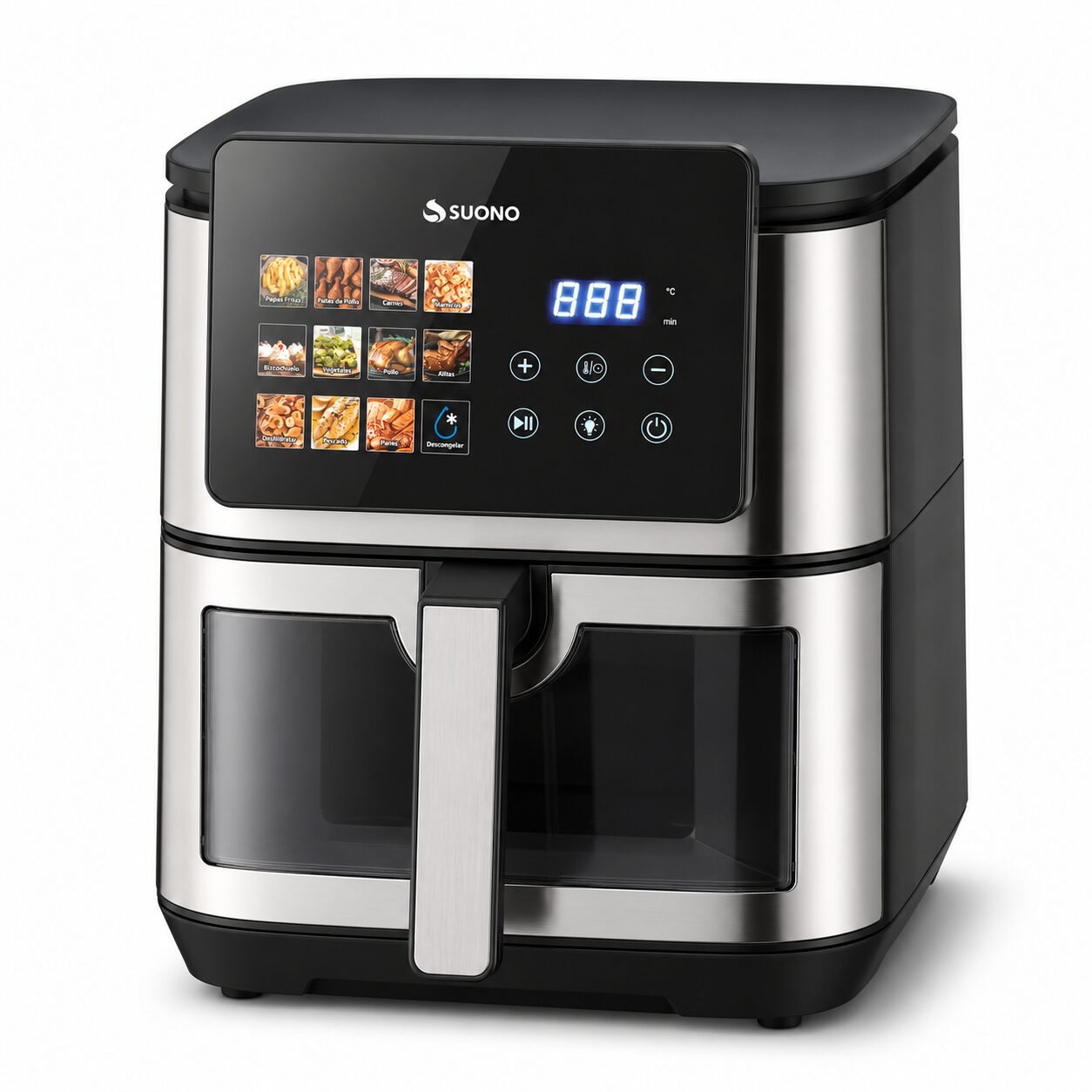 FREIDORA DE AIRE DIGITAL C/VENTANA XL 9L 1800W 0335