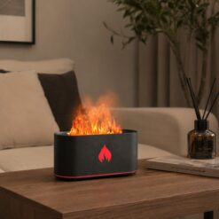 Alternative view of HUMIDIFICADOR FLAME LUZ SIN FILTRO CAJA NEGRA 0262