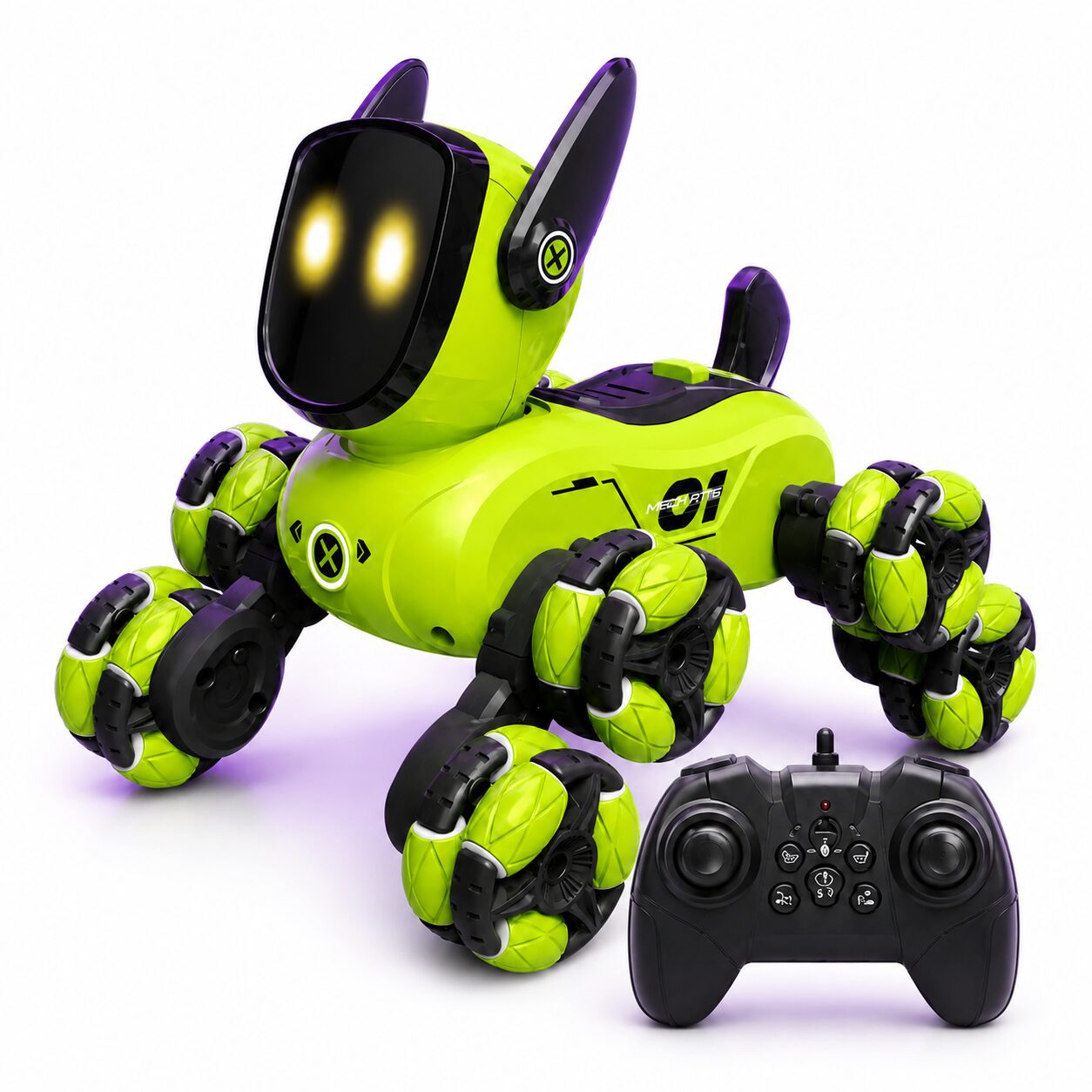 ROBOT PERRO C/CONTROL REMOTO SMALL 8-WHEELED CX-1203G