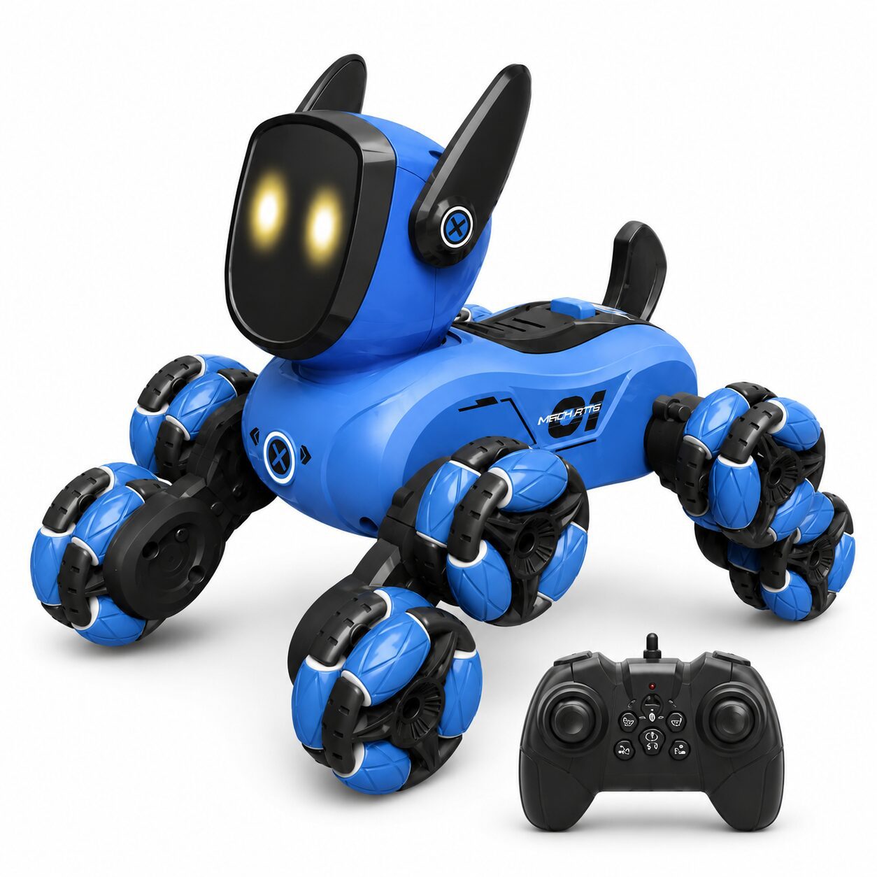 ROBOT PERRO C/CONTROL REMOTO SMALL 8-WHEELED CX-1203G - Imagen 2