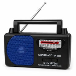 RADIO PORTATIL AM/FM 4 BANDAS SK-0083/0471