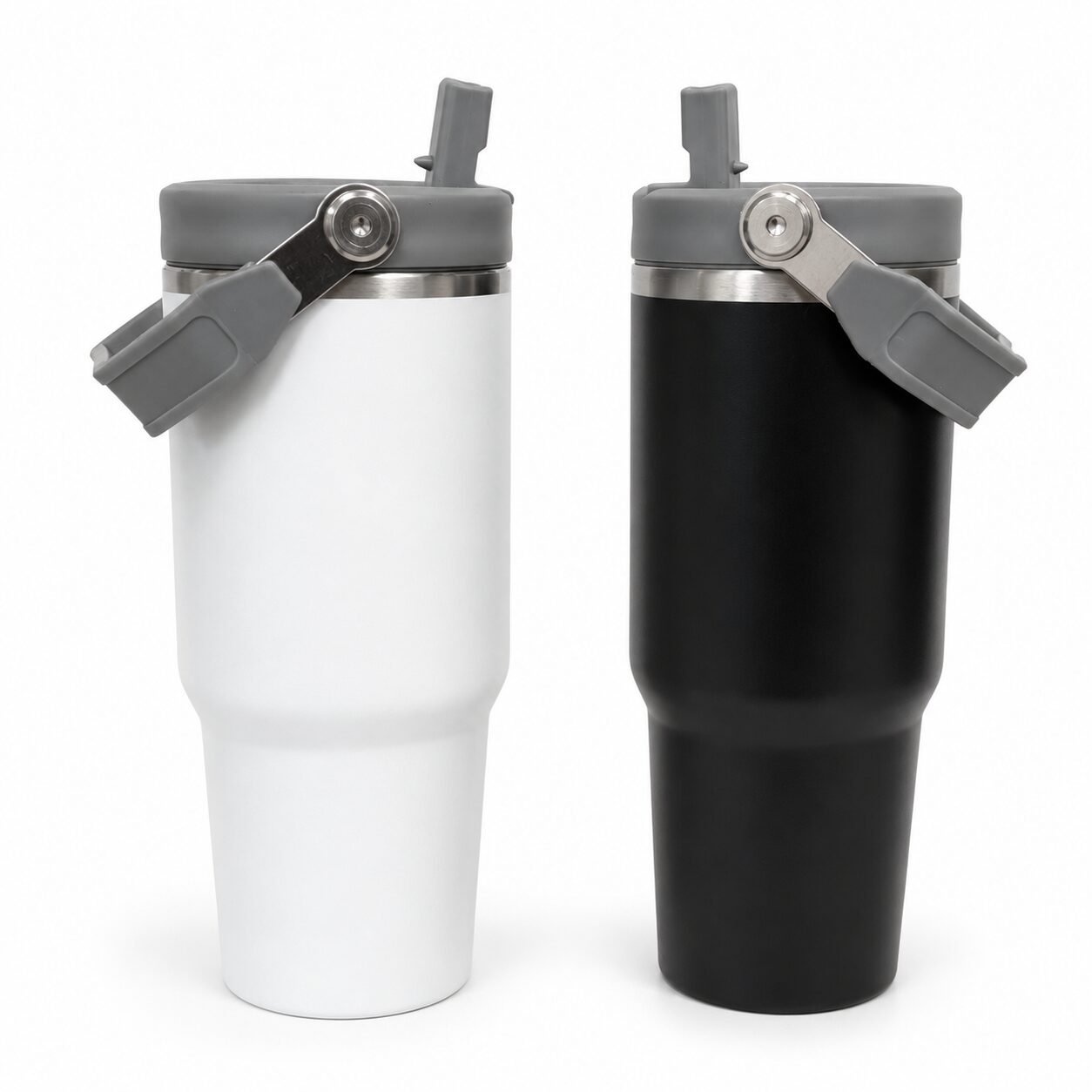 VASO TERMICO CON MANIJA Y SORBETE 900ML LD-01 - Imagen 2