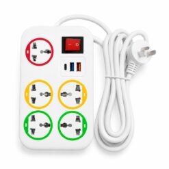 ZAPATILLA 5 TOMAS + 2 USB+ 1 TIPOC LT-25AL06