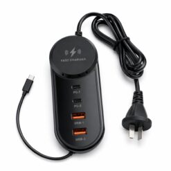 ZAPATILLA RACK CHARGER 2 USB + 2 TIPO C + CABLE TIPO C DF-62