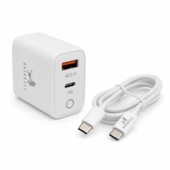 Alternative view of CARGADOR USB A/C Y CABLE TIPO C A TIPO C 55W DESARMADO RC9006000A