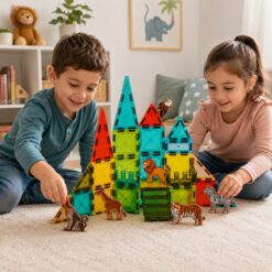 Alternative view of JUEGO MAGNETICO DE CONSTRUCCION 36 PIEZAS SELVA TK0726