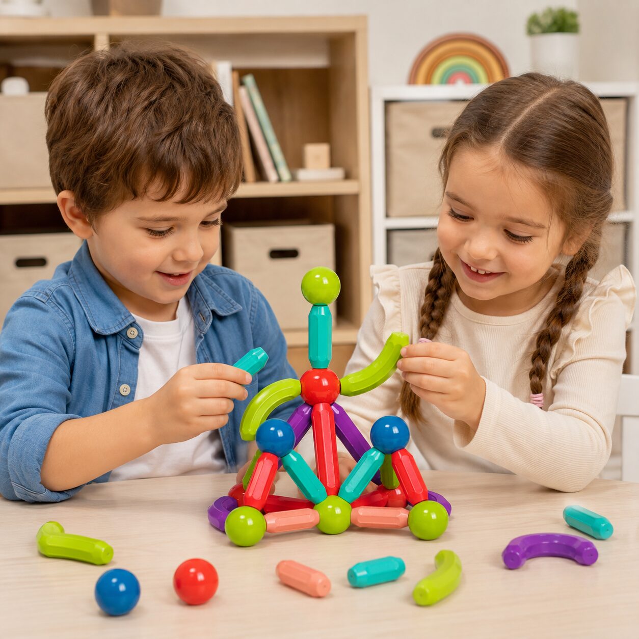 JUEGO MAGNETICO DE CONSTRUCCION 36 PIEZAS BM-NV1 - Imagen 2
