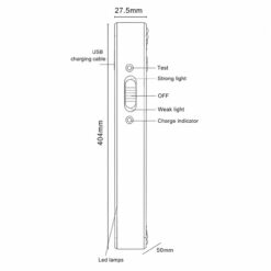 Alternative view of LUZ DE EMERGENCIA 120 LED MS-7120M
